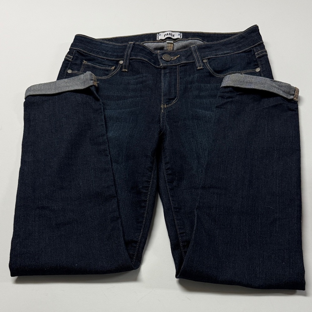 PAIGE Dark Indigo Women's Kylie crop Jeans